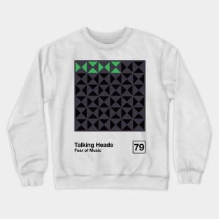 Fear Of Music / Minimalist Style Graphic Artwork Design Crewneck Sweatshirt